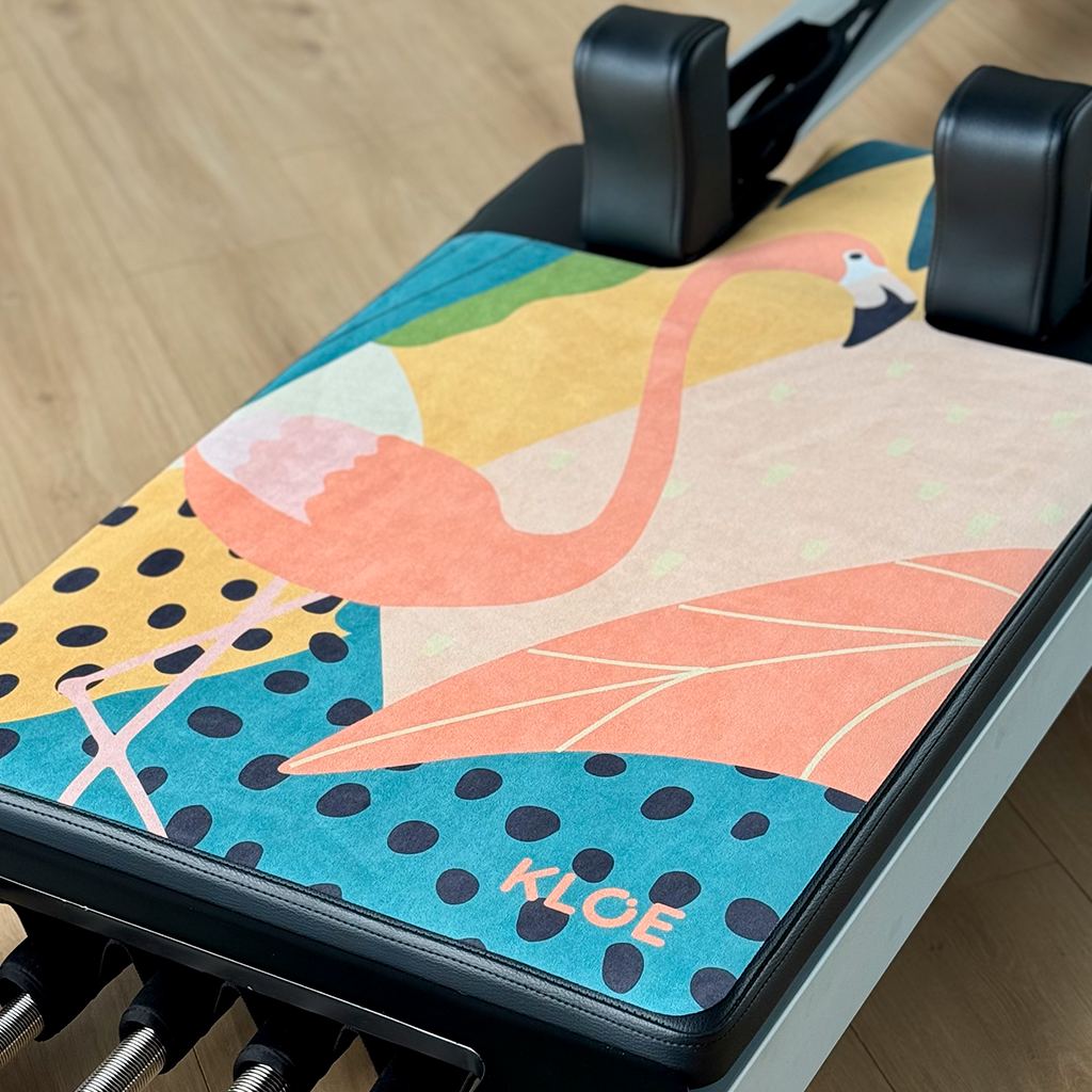 Pink Flamingo Reformer Pilates szőnyeg