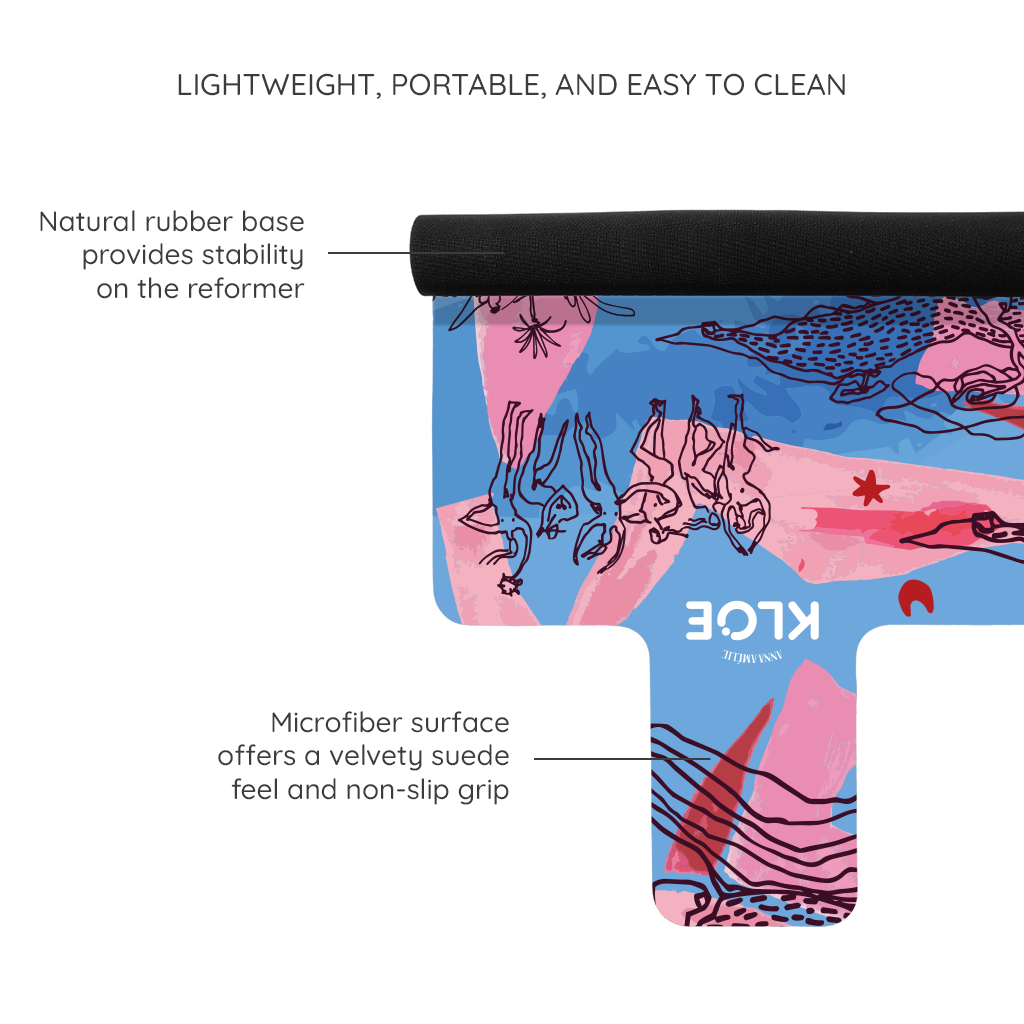 KLOE x Anna Amélie - Azure Eden Reformer Pilates Mat