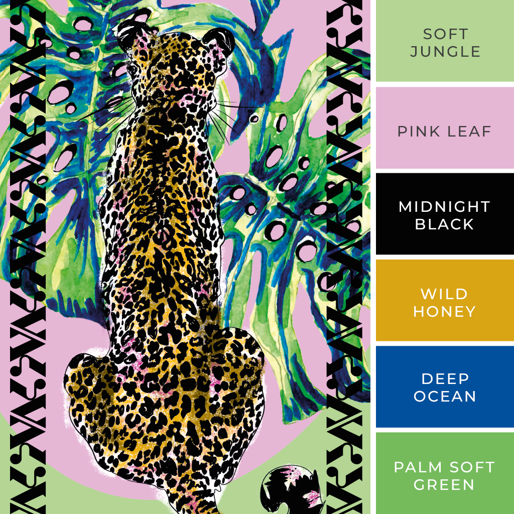 KLOE x Virag Kerenyi - Jungle Muse Jóga- és Pilates Matrac