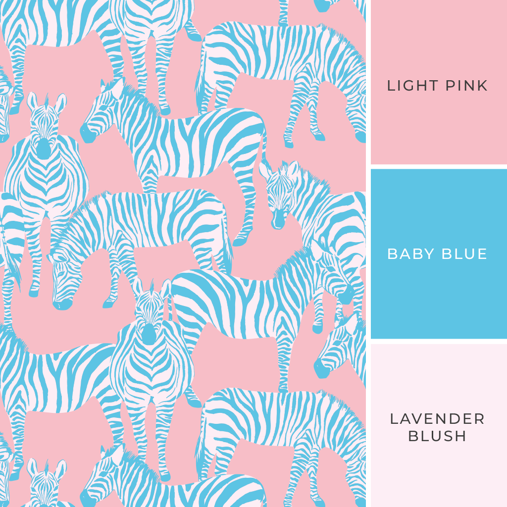 Zebras in Pink csúszásmentes Jóga törölköző