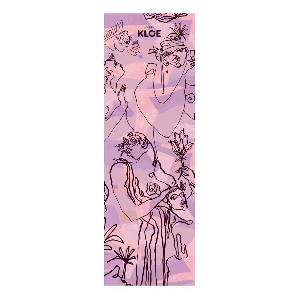 KLOE x Anna Amélie -  Mythic Blush Jóga- és Pilates Matrac
